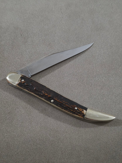 German Eye - Carl Schlieper Large Stag Toothpick 1980 TKCA Texas Knife Collector's