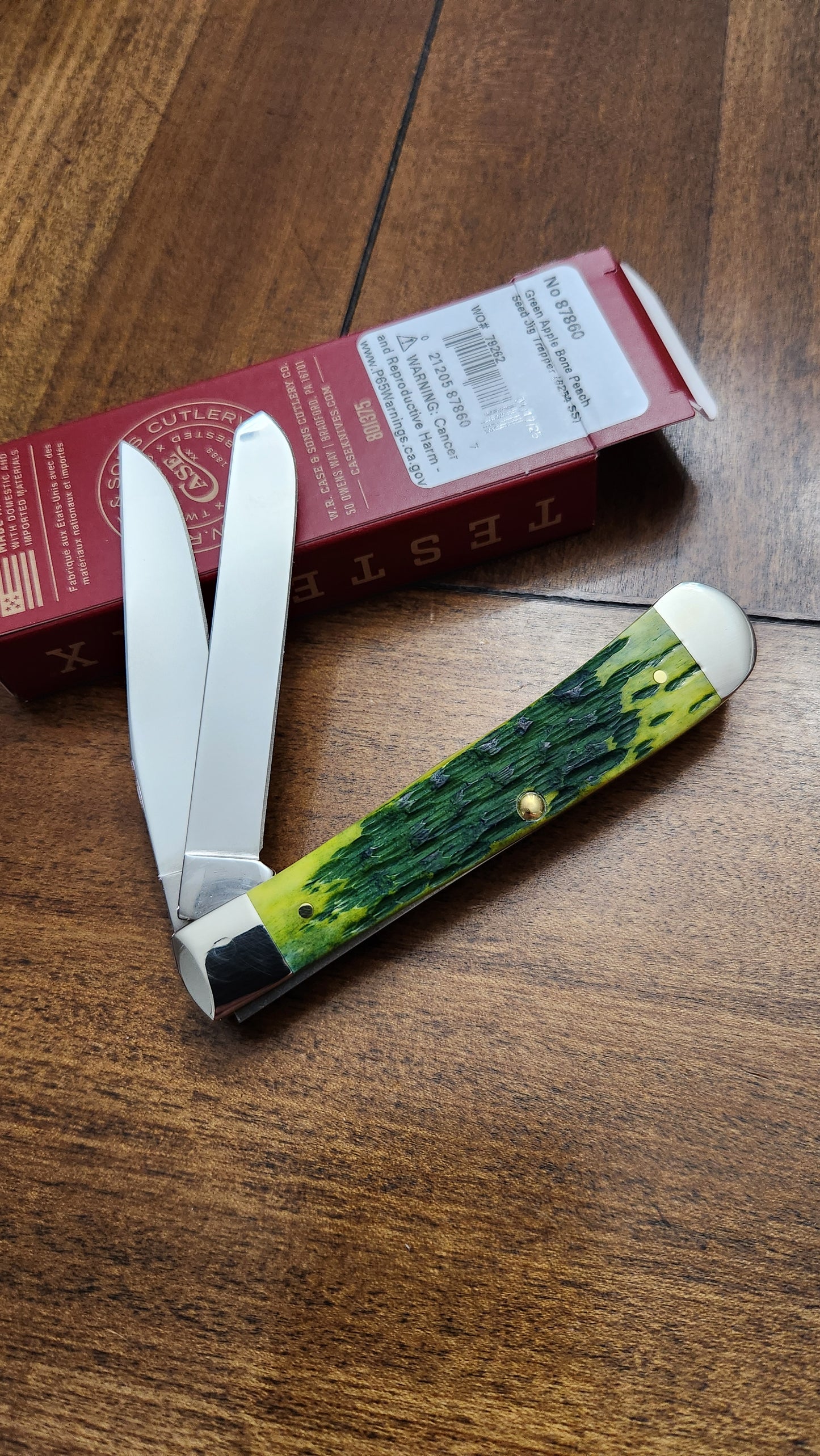 2025 Case XX Green Apple Jig Bone Trapper First Production Run 1 of 250 87860