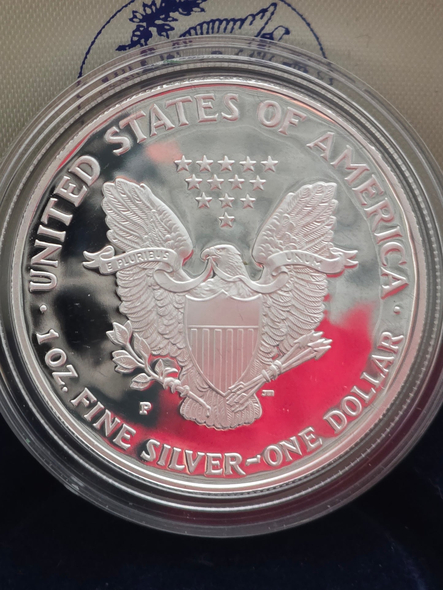 1999 SAE Proof Silver American Eagle $1 New in Box