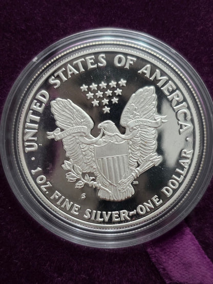1992 SAE Proof Silver American Eagle $1 New in box
