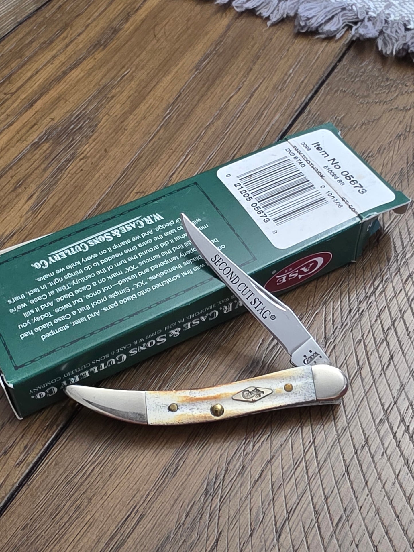 2006 Case XX Tiny Toothpick Second Cut Stag 05673