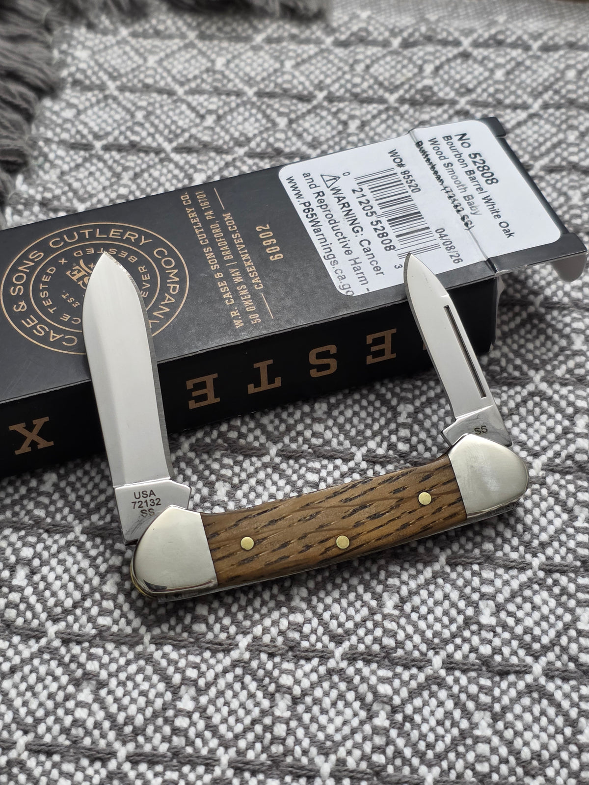 2026 Case XX Bourbon Barrel Wood Handle Baby Butterbean Exclusive 52808