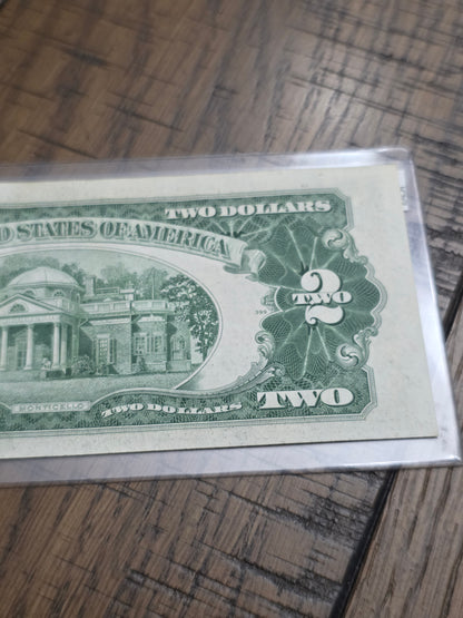 1953 $2 Dollar Red Seal United States Note *Star Note* Uncirculated Condition