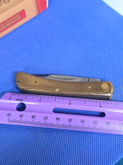 Rough Ryder Brown Burlap Work Knife RR2773