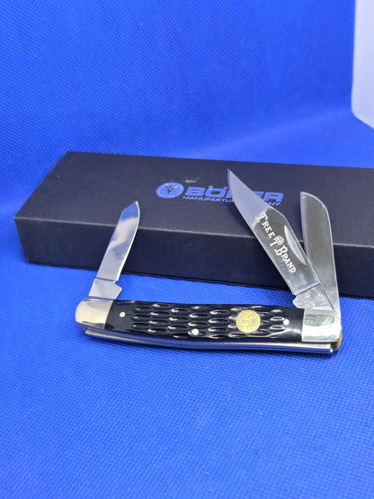 Boker TS Jigged Os Noir Stockman 110725