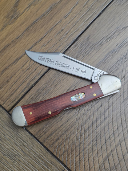 1999 Case XX Copperlock Pearl Premiers 1 of 100 1 Floating Dot No Box