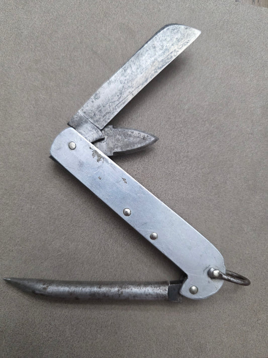 1940-64 Case XX Navy Knife Aluminum Handle with Marlin Spike & Can Opener
