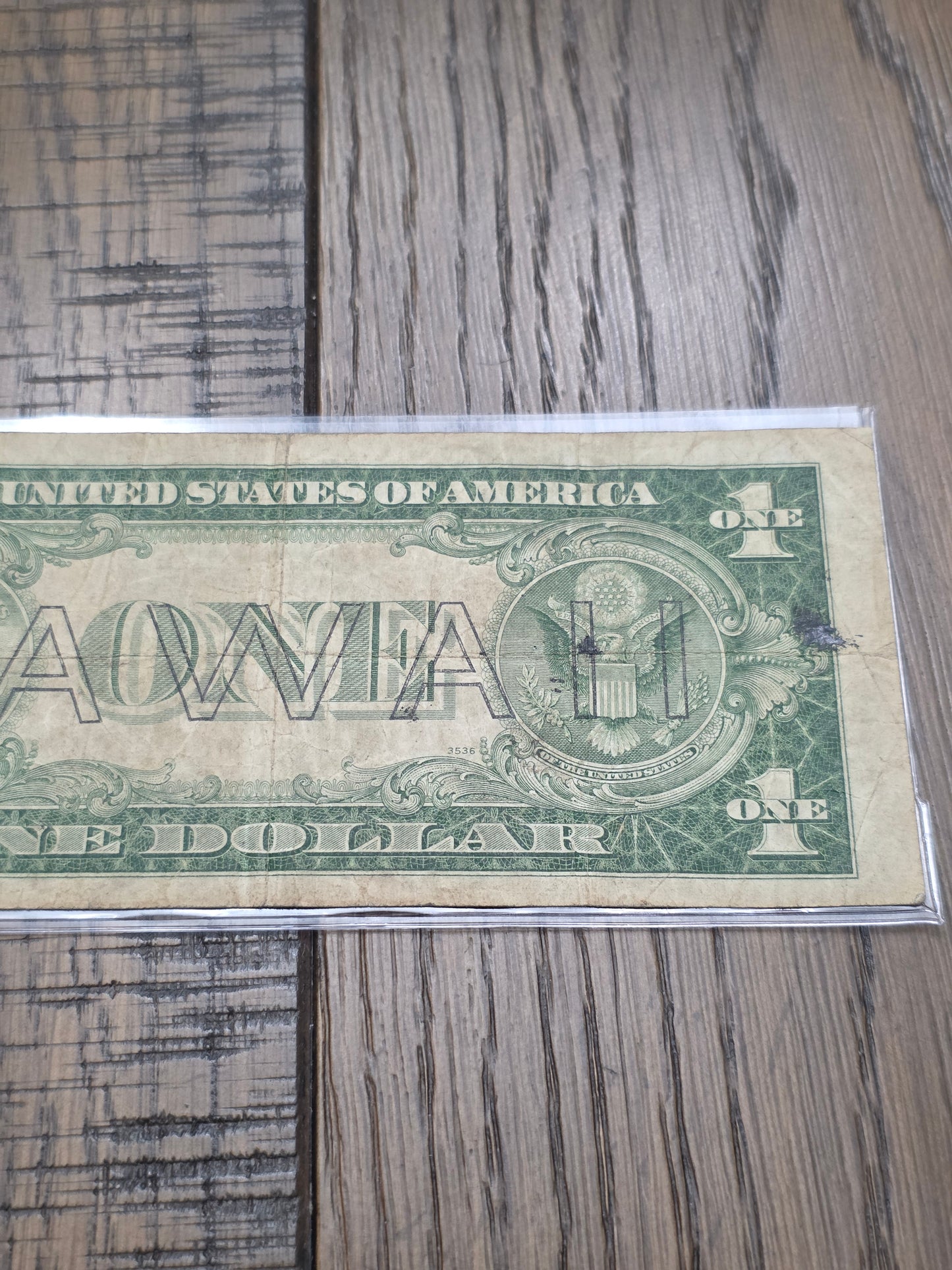 1935A $1 Hawaii Silver Certificate Emergency Note - Good Condition