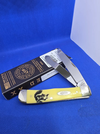 2025 Case XX Yellow Trapper with Squirrel 80161 SQ SFO