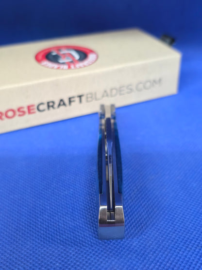 RoseCraft Snake Creek Copperhead Vintage Blue Bone - RCT035-VBB