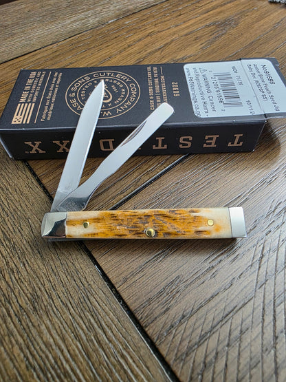 Case XX Pilot Test Run Baby Doc 6282SP Amber Bone Jig 91598