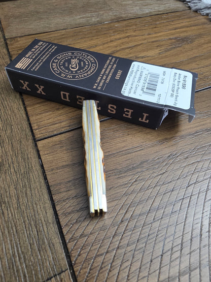 Case XX Pilot Test Run Baby Doc 6282SP Amber Bone Jig 91598