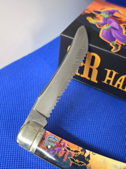2026 Rough Ryder Halloween Knife Moose Glow in Dark Handle RR2797