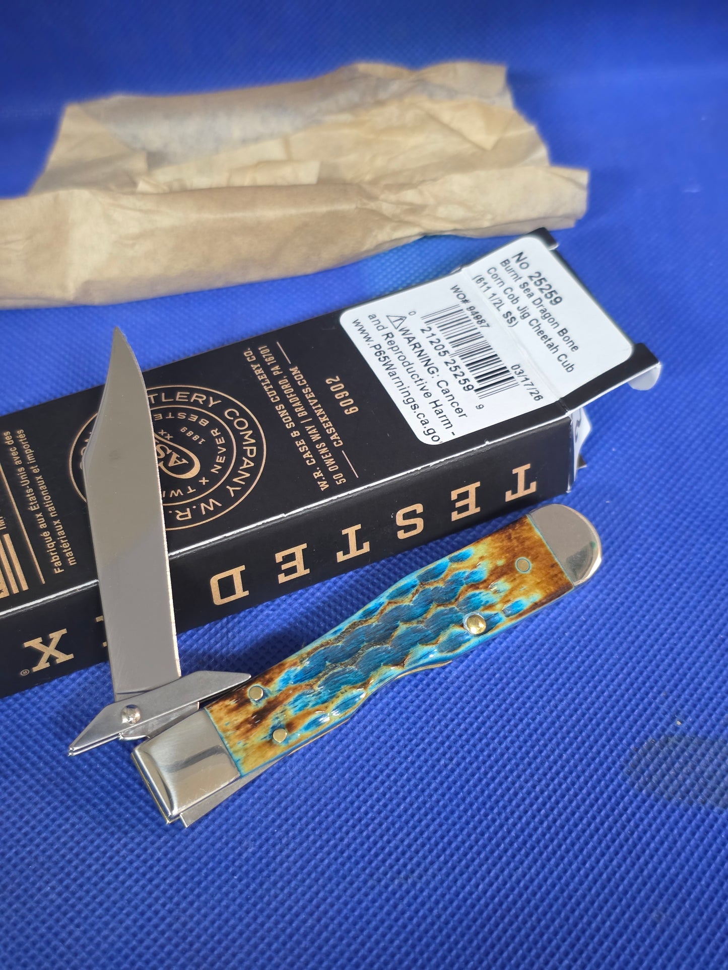 2026 Case XX Burnt Sea Dragon Bone Cheetah Cub SMKW Exclusive Sold Out 25259
