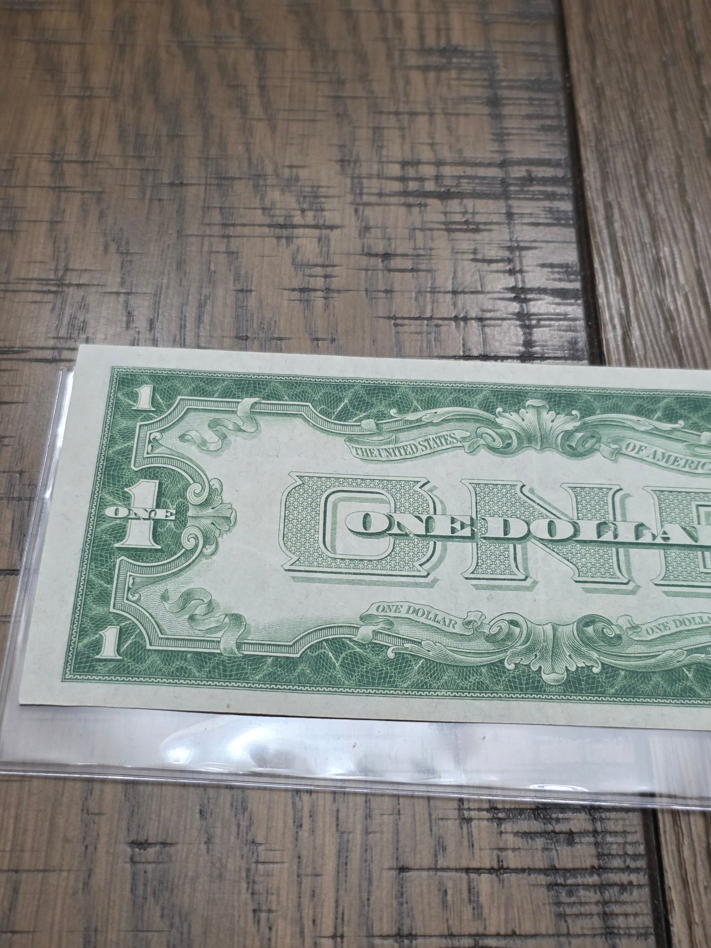 1928 Series A $1 Dollar Silver Certificate Funny Back  Blue Seal Note Uncirculated Condition