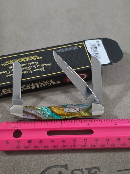 2025 Case XX Abalone Corelon Handle Stockman NIB 9318AB