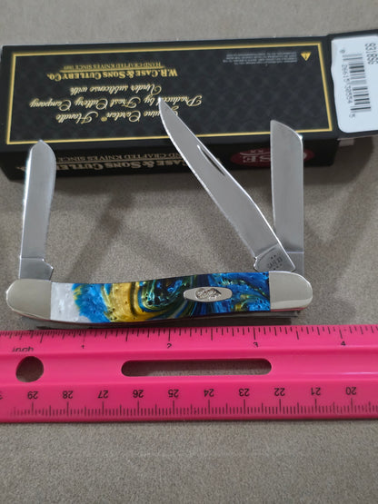 2025 Case XX Sapphire Gold Corelon Handle Stockman NIB 9318SG